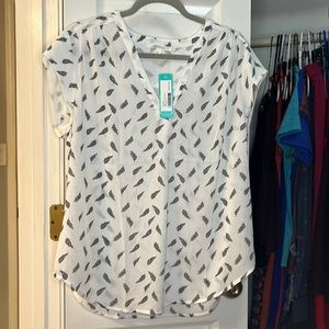 Fun2Fun white blouse stitch fix